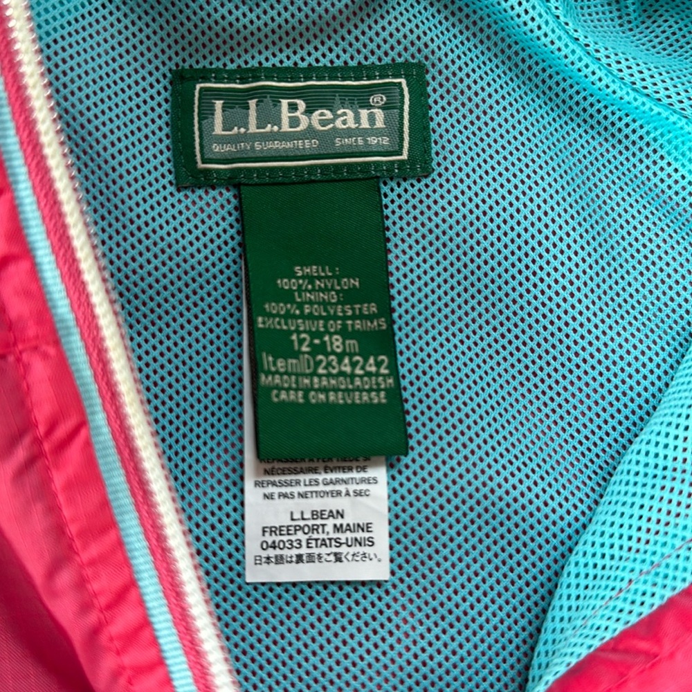 L.L. Bean Rainjacket - Picture 2 of 4